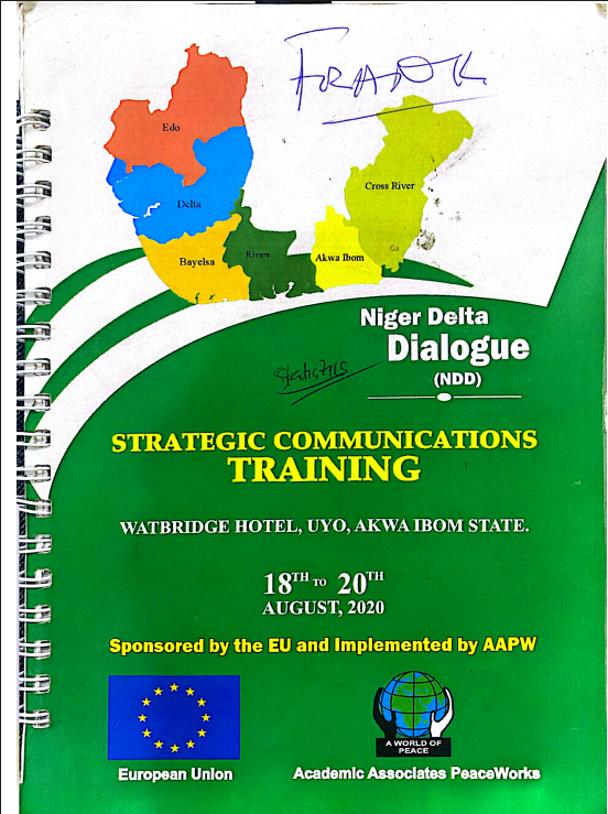 Niger Delta Dialogue Strategic Communications Training
